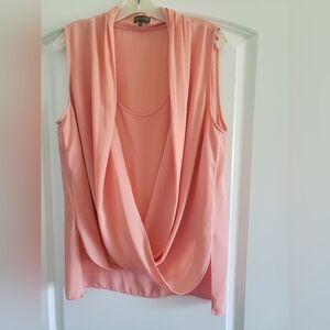 Vince Camuto womens sleeveless elegant blouse